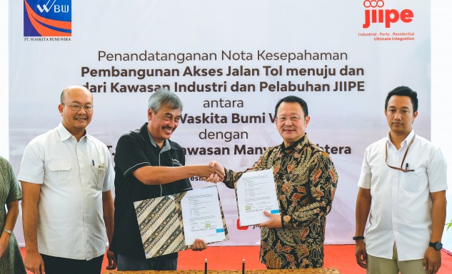 Penandatanganan MOU JIIPE dengan Waskita Bumi Wira