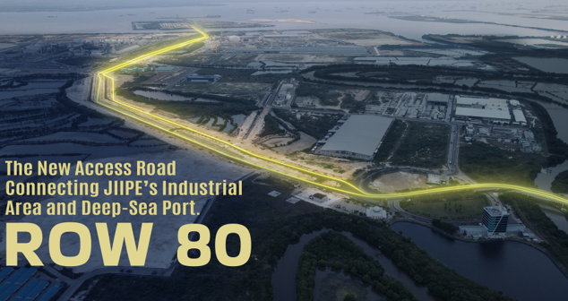 JIIPE Strengthens Industrial and Port Connectivity Through the Development of the Main Access Road ROW 80